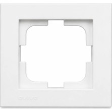 Ovivo Electric Ovivo Tekli Çerçeve Beyaz (2 Adet)