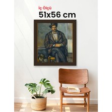 Hars Gallery Klasik Kahverengi Çerçeve 51 x 56 cm Şeffaf Korumalı Pvc