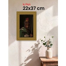 Hars Gallery Klasik Altın Çerçeve 22 x 37 cm Şeffaf Korumalı Pvc