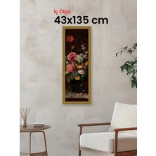 Hars Gallery Klasik Altın Çerçeve 43 x 135 cm Camlı