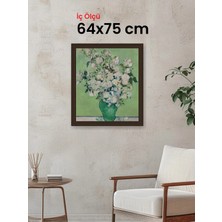 Hars Gallery Klasik Kahverengi Çerçeve 64 x 75 cm Camlı