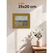 Hars Gallery Klasik Altın Çerçeve 25 x 20 cm Şeffaf Korumalı Pvc
