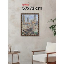 Hars Heritage Eskitme Kahverengi Çerçeve 57 x 73 cm Camlı
