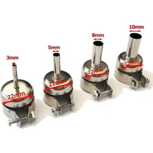 Mbl Hava Üfleme Nozul Başlık 3-5-8-10mm X 22mm | SADECE 878D 898D HAVYA SETLERİ İLE UYUMLU.