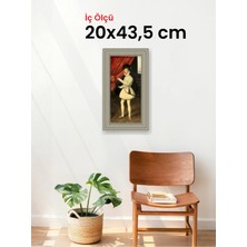 Hars Gallery Klasik Gümüş Çerçeve 20 x 43,5 cm Şeffaf Korumalı Pvc