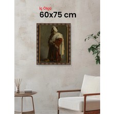Hars Heritage Eskitme Kahverengi Çerçeve 60 x 75 cm Şeffaf Korumalı Pvc