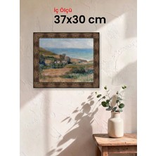 Hars Heritage Eskitme Kahverengi Çerçeve 37 x 30 cm Camlı