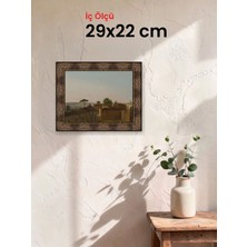 Hars Heritage Eskitme Kahverengi Çerçeve 29 x 22 cm Camlı