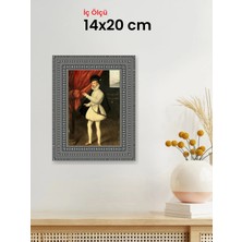 Hars Royal Klasik Desenli Gümüş Çerçeve 14 x 20 cm Camlı