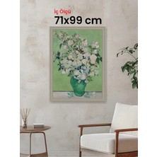 Hars Gallery Klasik Gümüş Çerçeve 71 x 99 cm Şeffaf Korumalı Pvc