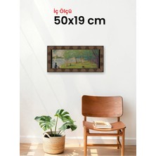 Hars Heritage Eskitme Kahverengi Çerçeve 50 x 19 cm Camlı