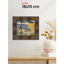 Hars Heritage Eskitme Kahverengi Çerçeve 18 x 15 cm Camlı