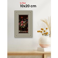 Hars Gallery Klasik Gümüş Çerçeve 10 x 20 cm Şeffaf Korumalı Pvc