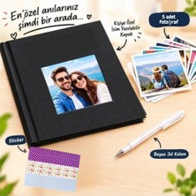 Çılgıntrend Kişiye Özel Tasarım Fotoğraflı Anı Albümü ve Kendin Yap (Dıy) Anı Defteri Seti