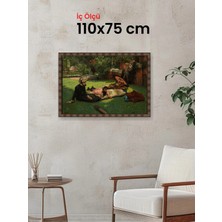 Hars Heritage Eskitme Kahverengi Çerçeve 110 x 75 cm Camlı