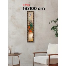 Hars Heritage Eskitme Kahverengi Çerçeve 16 x 100 cm Şeffaf Korumalı Pvc