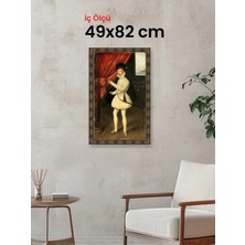 Hars Heritage Eskitme Kahverengi Çerçeve 49 x 82 cm Camlı