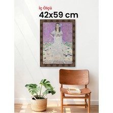 Hars Heritage Eskitme Kahverengi Çerçeve 42 x 59 cm Şeffaf Korumalı Pvc