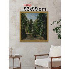 Hars Gallery Klasik Altın Çerçeve 93 x 99 cm Camlı