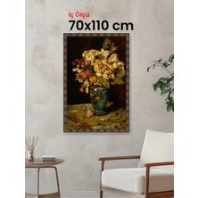 Hars Heritage Eskitme Kahverengi Çerçeve 70 x 110 cm Camlı
