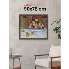 Hars Heritage Eskitme Kahverengi Çerçeve 90 x 78 cm Camlı