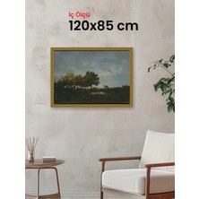 Hars Gallery Klasik Altın Çerçeve 120 x 85 cm Şeffaf Korumalı Pvc