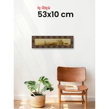 Hars Heritage Eskitme Kahverengi Çerçeve 53 x 10 cm Camlı