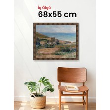 Hars Heritage Eskitme Kahverengi Çerçeve 68 x 55 cm Şeffaf Korumalı Pvc