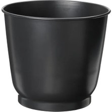 IKEA Broktrast Çelik Saksı , Koyu Gri, 19 cm