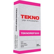 TEKNO Kalın Tamir Harcı 25 kg Çimento Esaslı Elyaf Takviyeli Yapısal Onarım Ürünü