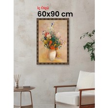 Hars Heritage Eskitme Kahverengi Çerçeve 60 x 90 cm Camlı