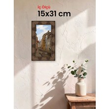 Hars Heritage Eskitme Kahverengi Çerçeve 15 x 31 cm Camlı