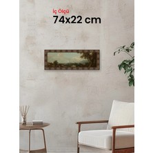 Hars Heritage Eskitme Kahverengi Çerçeve 74 x 22 cm Camlı