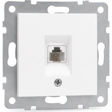 Ovivo Electric Ovivo Numeris Telefon Prizi RJ11 Beyaz