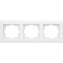 Ovivo Electric Ovivo 3'lü Çerçeve Beyaz (2 Adet)