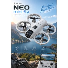 Katjmer Neo Mini Fly S11 Çift Kameralı Mini Drone 480P, Wi-Fi Görüntü Aktarımı, Engelden Kaçınma, 70 G
