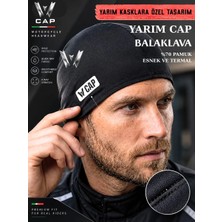 W Motors W Cap – Kulak Korumalı | Yarım Kasklara Uygun | Balaklava Açık Yüz-Vespa,triumph,custom Styles