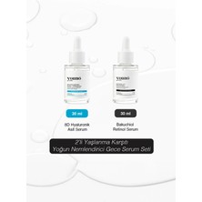 Youno Care 2'li Yaşlanma Karşıtı Yoğun Nemlendirici Gece Serum Seti | 8d Ha + Retinol Serum