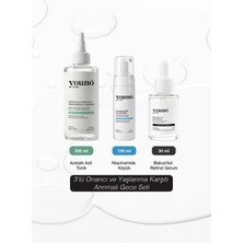 Youno Care 3'lü Yaşlanma Karşıtı Onarıcı Arınmalı Gece Seti | Köpük + Tonik + Retinol Serum