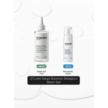 Youno Care 2'li Gözenek Sıkılaştırıcı Arınma Seti | Niacinamide Köpük + Azelaik Asit Tonik
