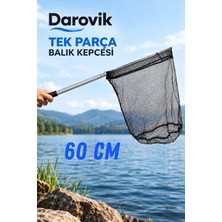 Darovik DG227 Tek Parça Balık Kepçesi 60 cm Balıkçı Livar Kısa Kepçe