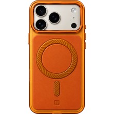 Nettech Apple iPhone 17 Pro Uyumlu NT-N120 Deri Arka Koruma Kılıf