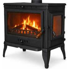 Firestove Fire Stove  FRS-042YK    Retro Lüx 3 Camlı Yan Kapaklı Şömine