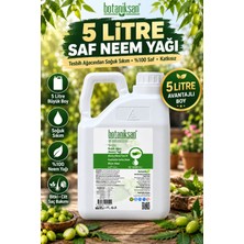 Botaniksan Neem Yağı 5 Litre (Tesbih Ağacı Yağı 5lt) %100 Saf Katkısız Soğuk Sıkım, Bitki, Cilt ve Saç Bakımı