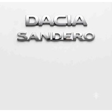 OEM Dacıa Sandero Bagaj Yazısı Seti Yapıştırmalı 2004-2020 8200907776-908901792R