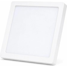 Venso 24W Kare Sıva Üstü LED Panel Beyaz Kasa 1920LM