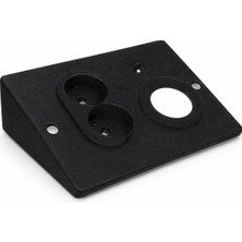 Pinti LED Çift Prizli Plastik Tezgah Altı Aydınlatma 3W 270 Lümen Siyah