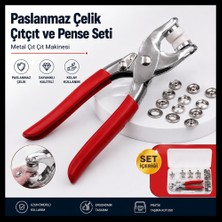 Metal Çıt Çıt ve Kuşgözü Çakça Pensi Seti Nova