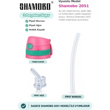 Shamobo Yedek Kapak + Yedek Pipet Takımı Seti 3 Parça Yedek Parça Seti
