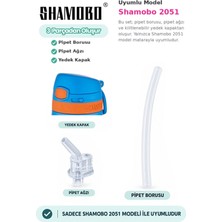 Shamobo Yedek Kapak + Yedek Pipet Takımı Seti 3 Parça Yedek Parça Seti